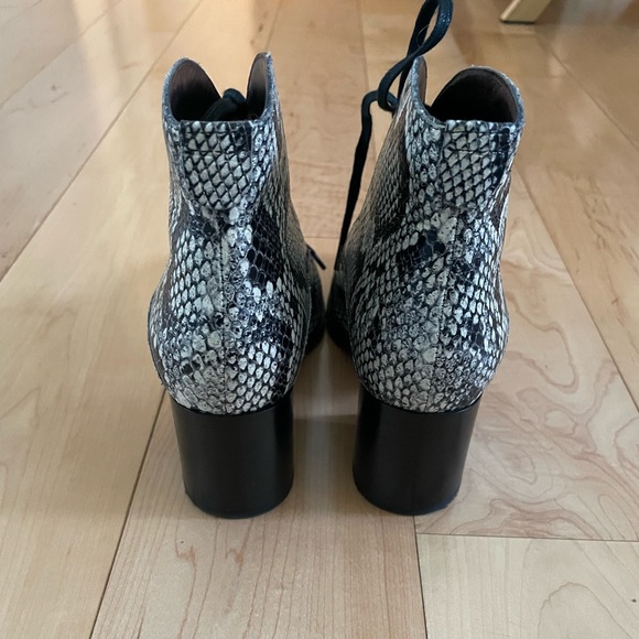 Labuq Python Print Lace Up Bootie - Picture 5 of 7